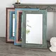 antique carved wood mirror